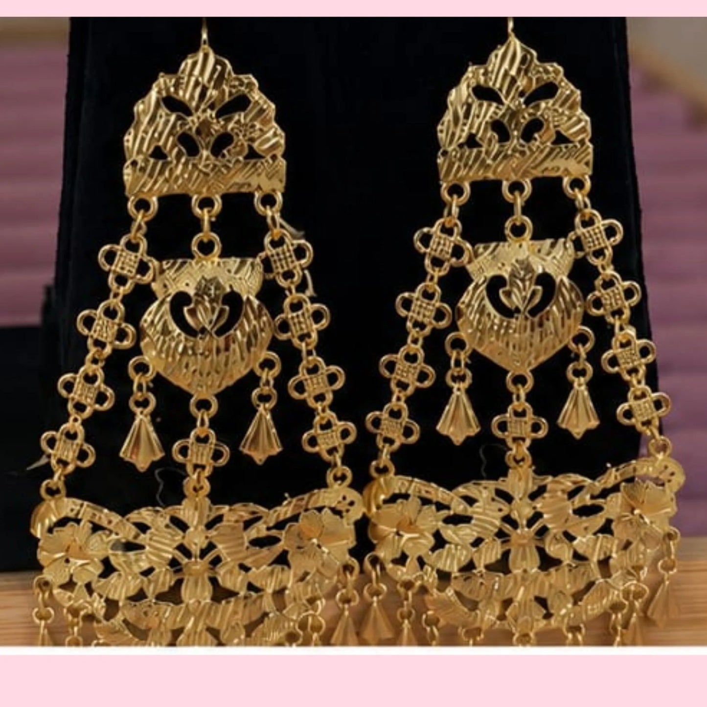 Traditional Bridal Long Necklace Set with Passa