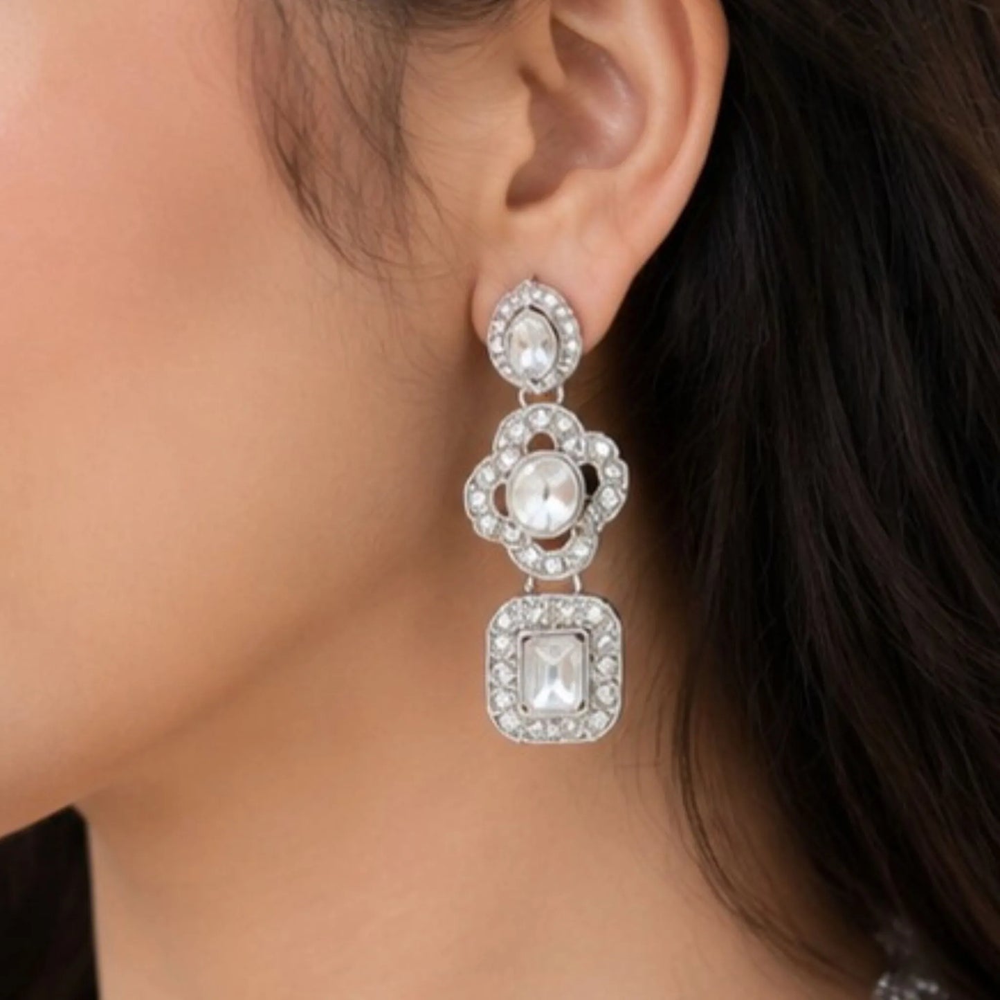 Stone Necklace Set with Maang Tikka