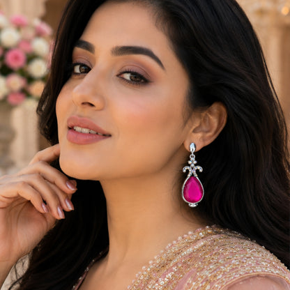 Candy Pastel Cushion Cut Crystal Studs