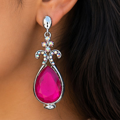 Candy Pastel Cushion Cut Crystal Studs