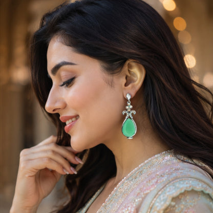 Candy Pastel Cushion Cut Crystal Studs
