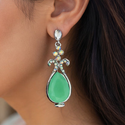Candy Pastel Cushion Cut Crystal Studs