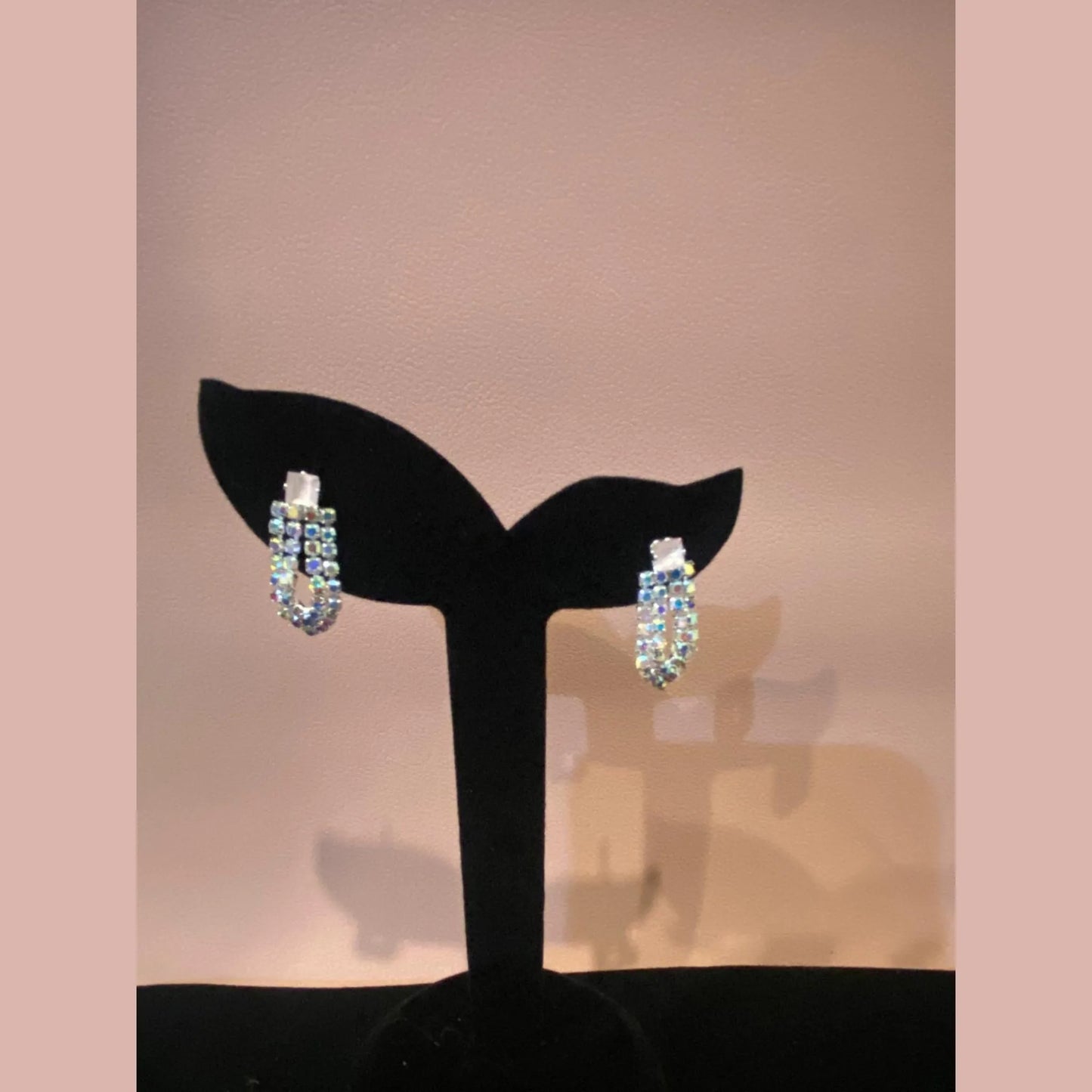 Pastel Sparkle Choker Set with Matching Earrings