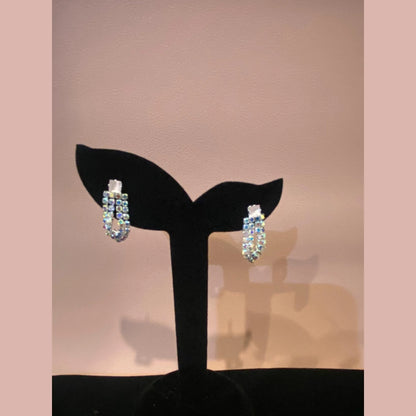 Pastel Sparkle Choker Set with Matching Earrings