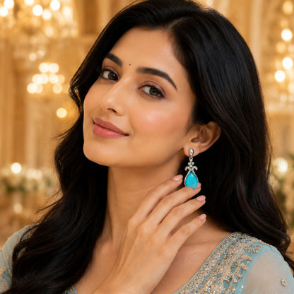Candy Pastel Cushion Cut Crystal Studs