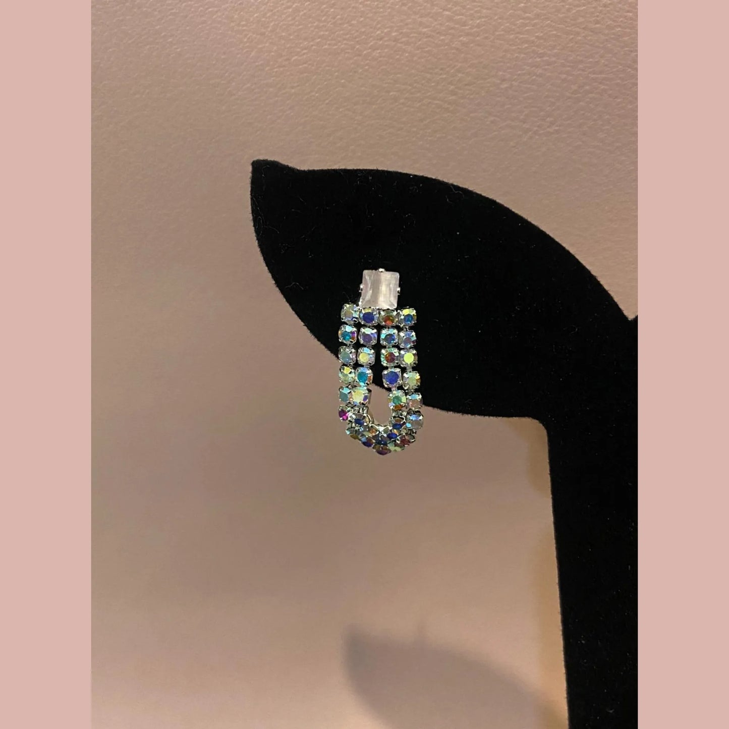 Pastel Sparkle Choker Set with Matching Earrings