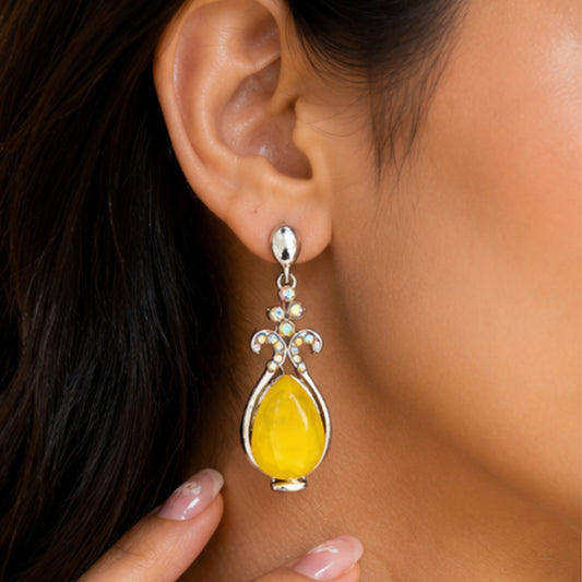 Candy Pastel Cushion Cut Crystal Studs