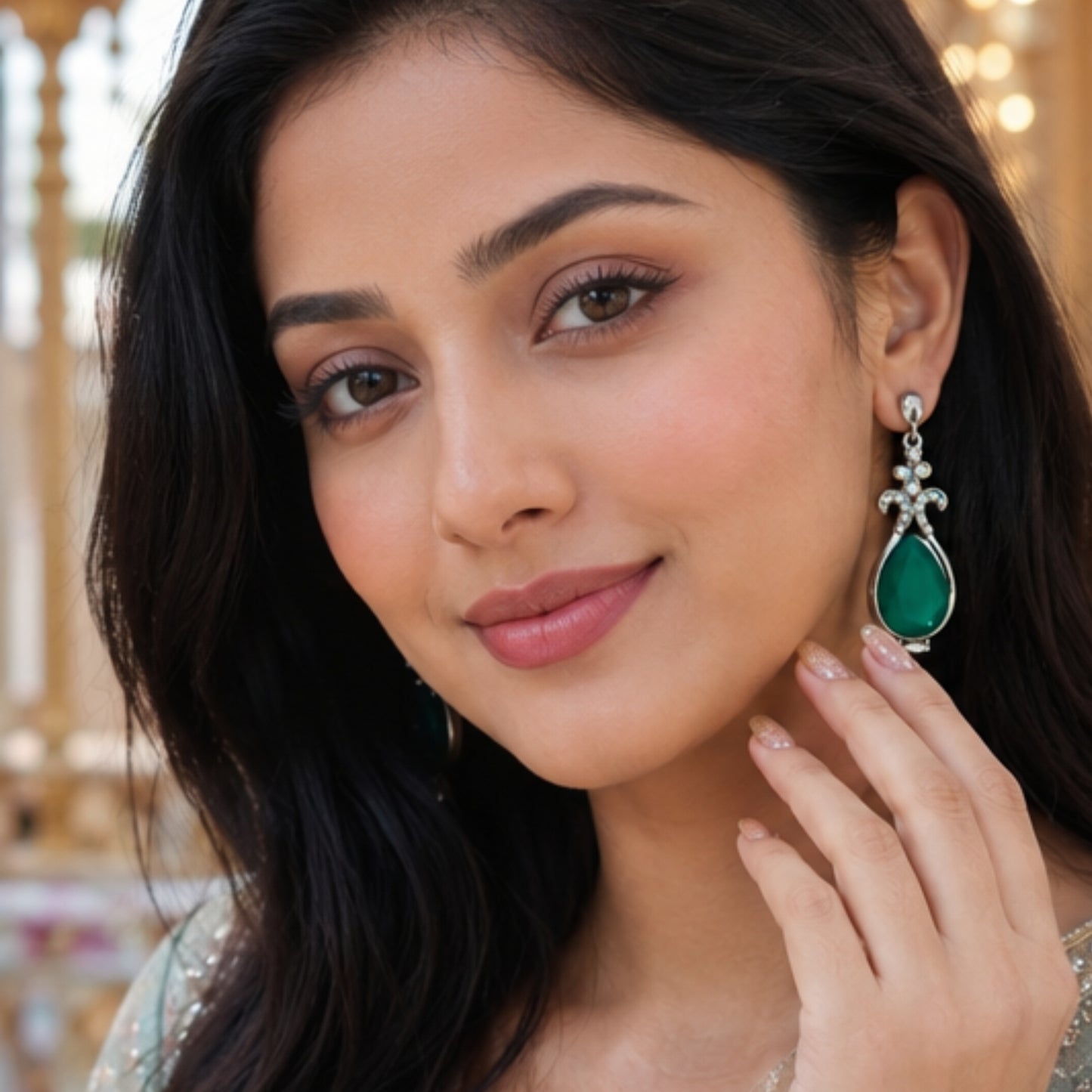 Candy Pastel Cushion Cut Crystal Studs