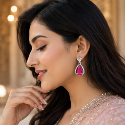 Candy Pastel Octagon Crystal Studs with Beaded Gold Halo