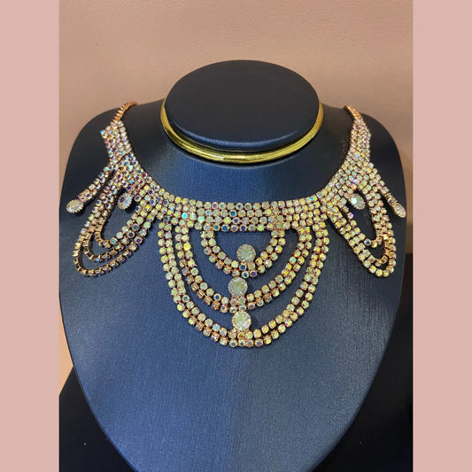 Elegant Sparkle Choker Set