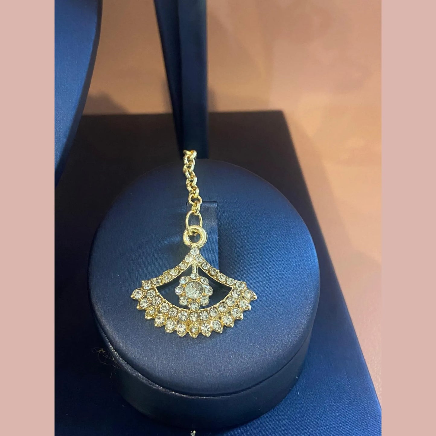 Stone Necklace Set with Earrings & Maang Tikka – Gold & Silver Options