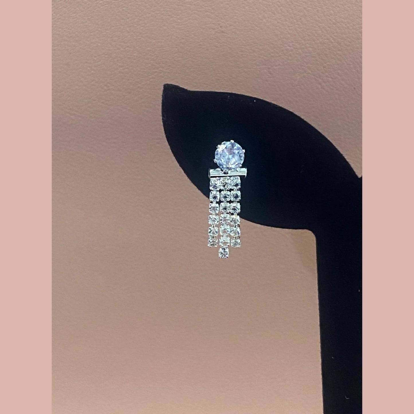 Classic Stone Choker Set - Silver