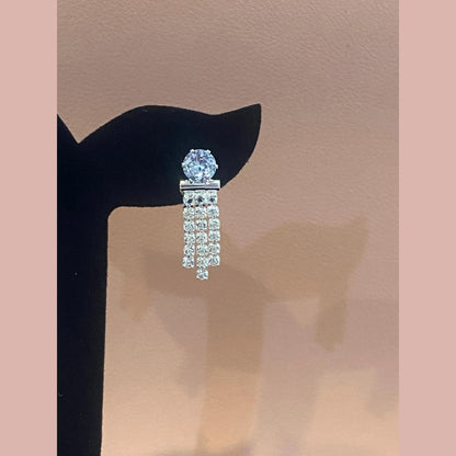 Classic Stone Choker Set - Silver