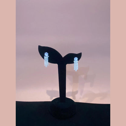 Classic Stone Choker Set - Silver