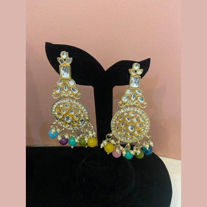 Multicolor stones necklace set