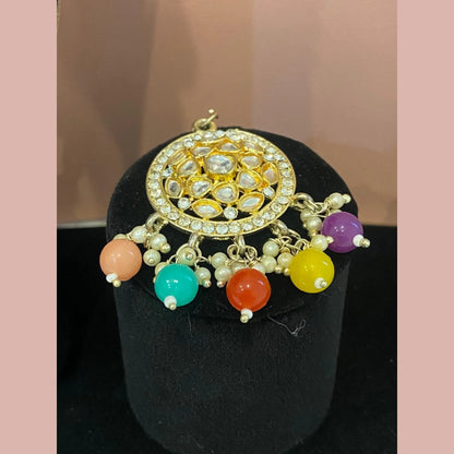 Multicolor stones necklace set