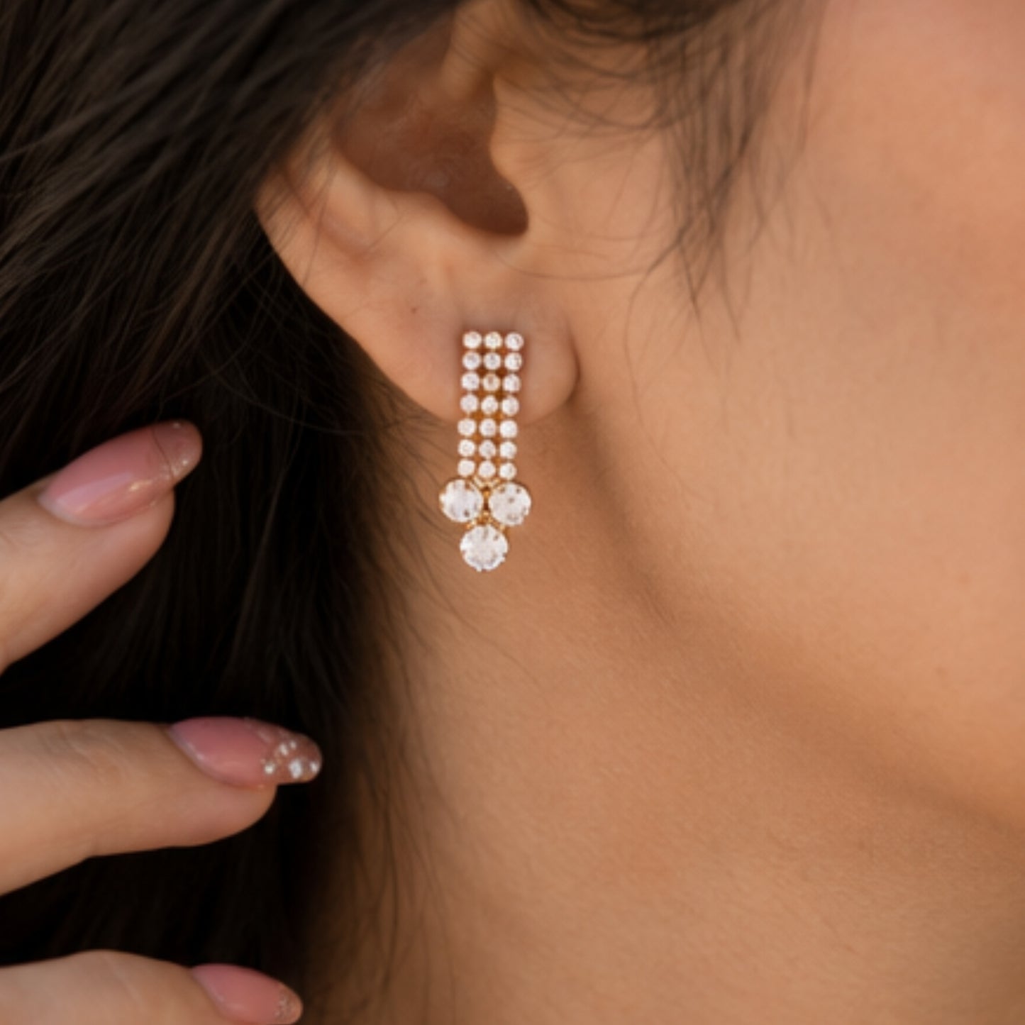 Elegant Sparkle Choker Set
