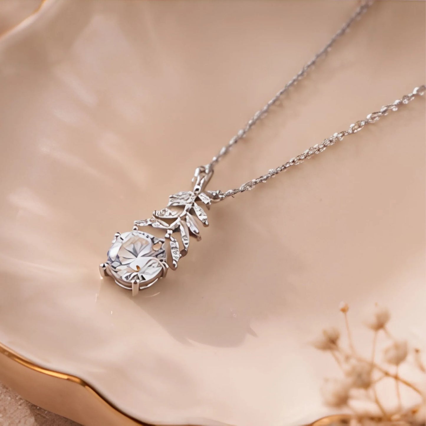 Kids' Silver Butterfly Jewellery Gift Set – Butterfly Bangle, Crystal Leaf Necklace & Adjustable Bracelet