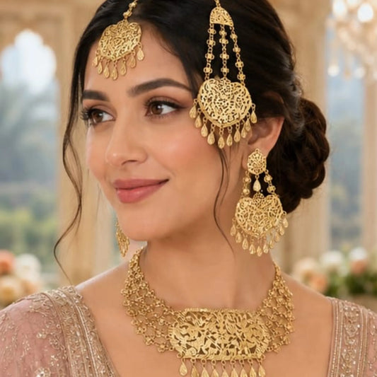 Golden Lattice Heritage Set with Royal Paasa