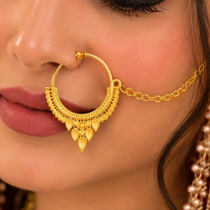Bridal Gold-Tone Necklace Jewellery Set