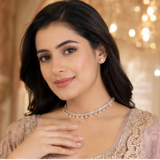 Classic Stone Necklace Set