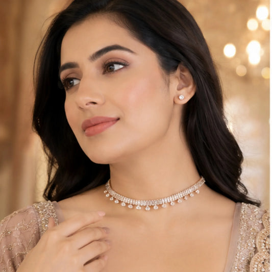 Classic Stone Necklace Set