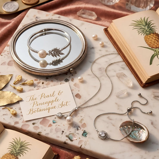 Kids' Silver Pearl Jewellery Gift Set