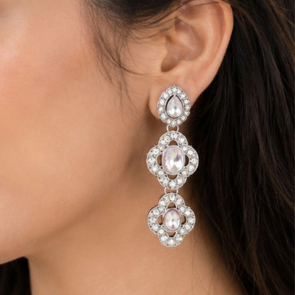 Silver-Tone Stone Necklace Set with Tikka