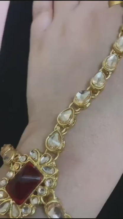 Limited Edition Maroon Bridal Jewellery Set – Complete Wedding Collection